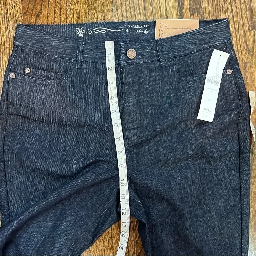 Coldwater Creek Classic Fit Slim Leg Denim Size: 6 - Picture 4 of 8